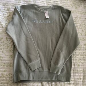Seaside Green Crewneck Size Large NWT